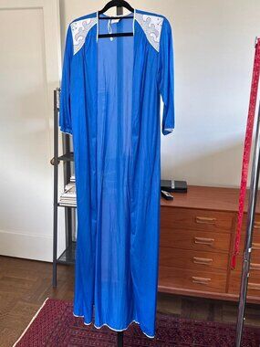 Vintage Blue Maxi Duster